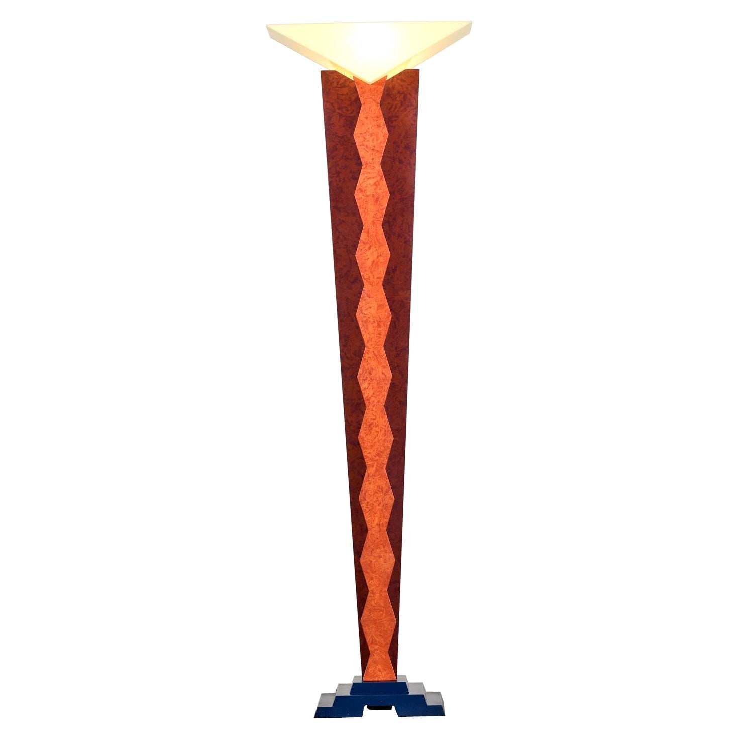 Sottsass Style Memphis Floor Lamp by Neophile Limited Edition Furniture 1988 For Sale