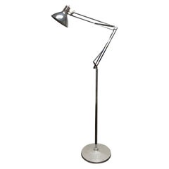 Antique Chrome Anglepoise Floor by Jacobsen for Luxo