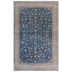 Authentic 19th Century Yarkand Handmade Wool Rug