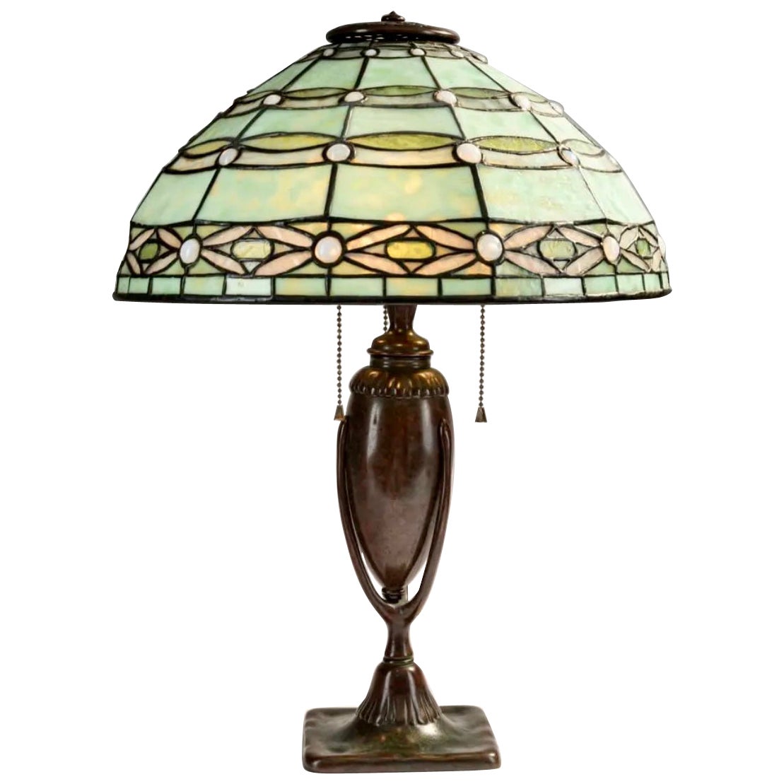 Tiffany Studios Jeweled Blossom Table Lamp For Sale