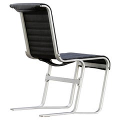 Antique Marcel Breuer Aluminium Chair 1933 ICF Cadsana Italy MoMa Museum Bauhaus Black