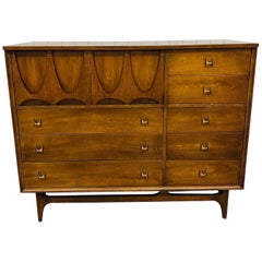 Mid-Century Modern Broyhill Brasilia Walnut Magna Chest