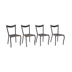 Vintage Black Manila Dining Chairs by Val Padilla for Conran, c.1980