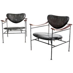 Paire de chaises longues Luther Conover