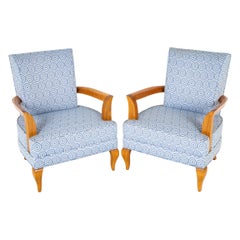 Paar Jean Pascaud Sessel aus der Mitte des Jahrhunderts