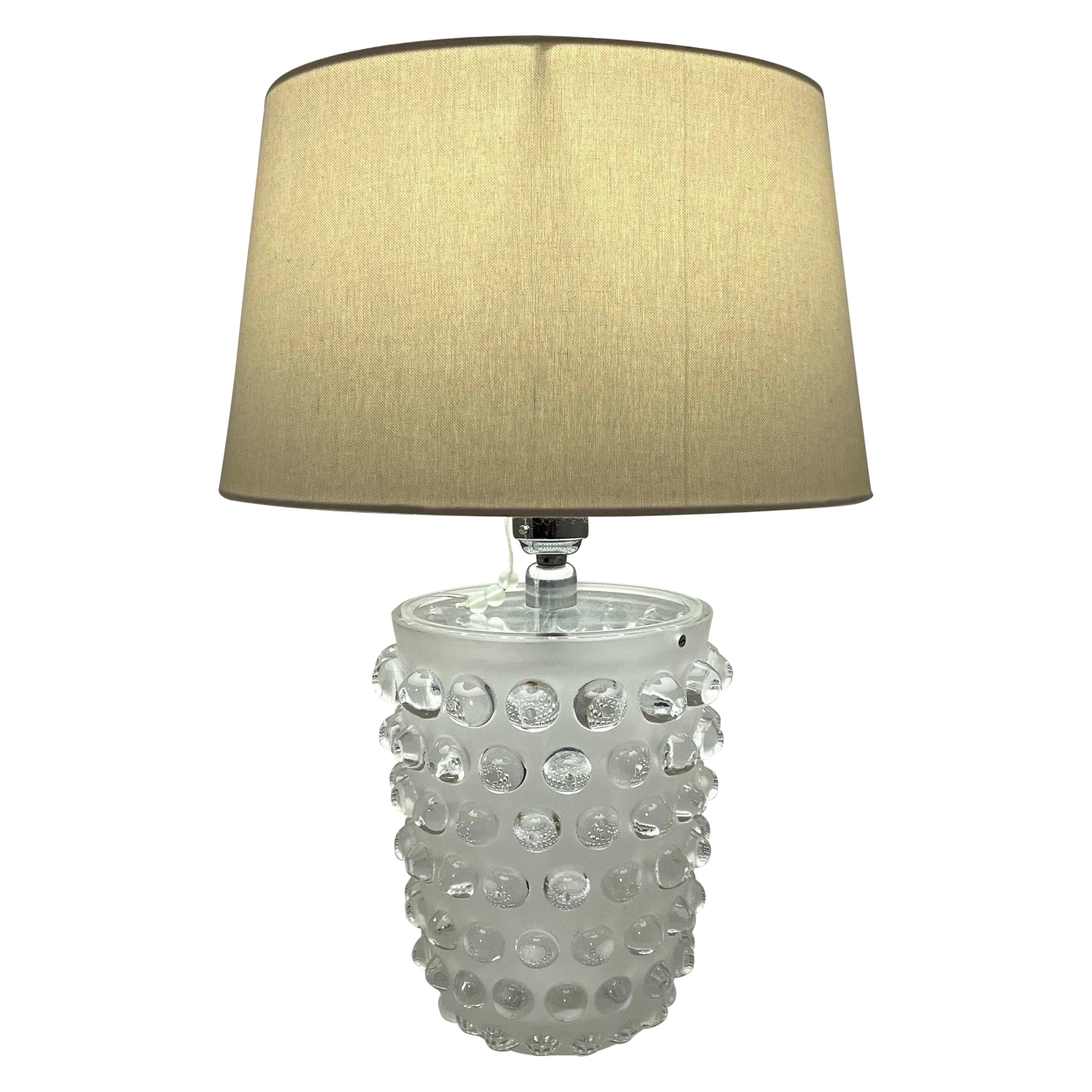 Lalique Mossi Vase Lampe Pre 1977  im Angebot