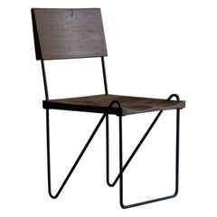 Pierre Jeanneret - Authentic PJ-SI-06-A - N chair - Iron and Teak Circa 1955