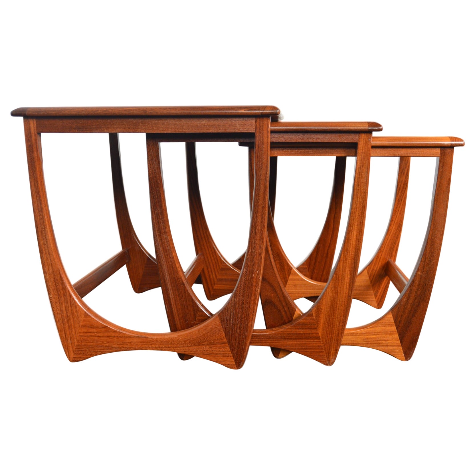 Set of G Plan Astro Nesting Tables in Teak #1