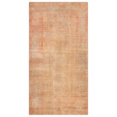 Antiker türkischer Oushak-Teppich in Galeriegröße 5'5" x 10'2"