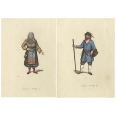 Finnische Folklore: Das ländliche Kleid und die Bräuche des 19. Jahrhunderts Finnland, 1814