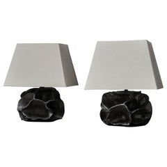 Lampada da tavolo in ceramica Porifera, opaca