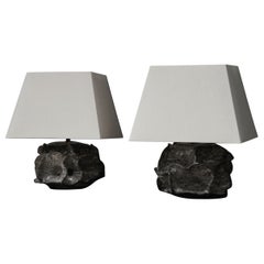 Porifera Ceramic Table Lamp, Smoke