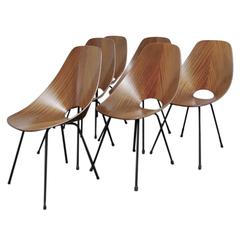 Vittorio Nobili Set of Six Chairs "Medea"