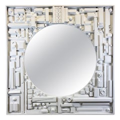 ' Skyline ' by artist Jordan Tabachnik, sculptural mirror frame - IN STOCK