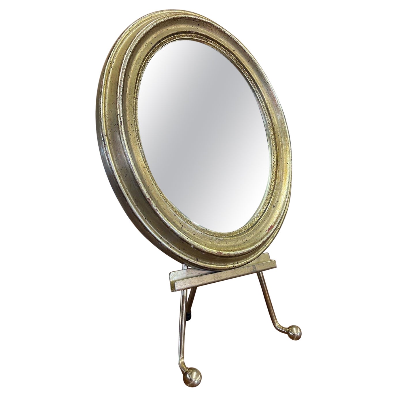 Vintage Oval Shaped Wall Mirror.