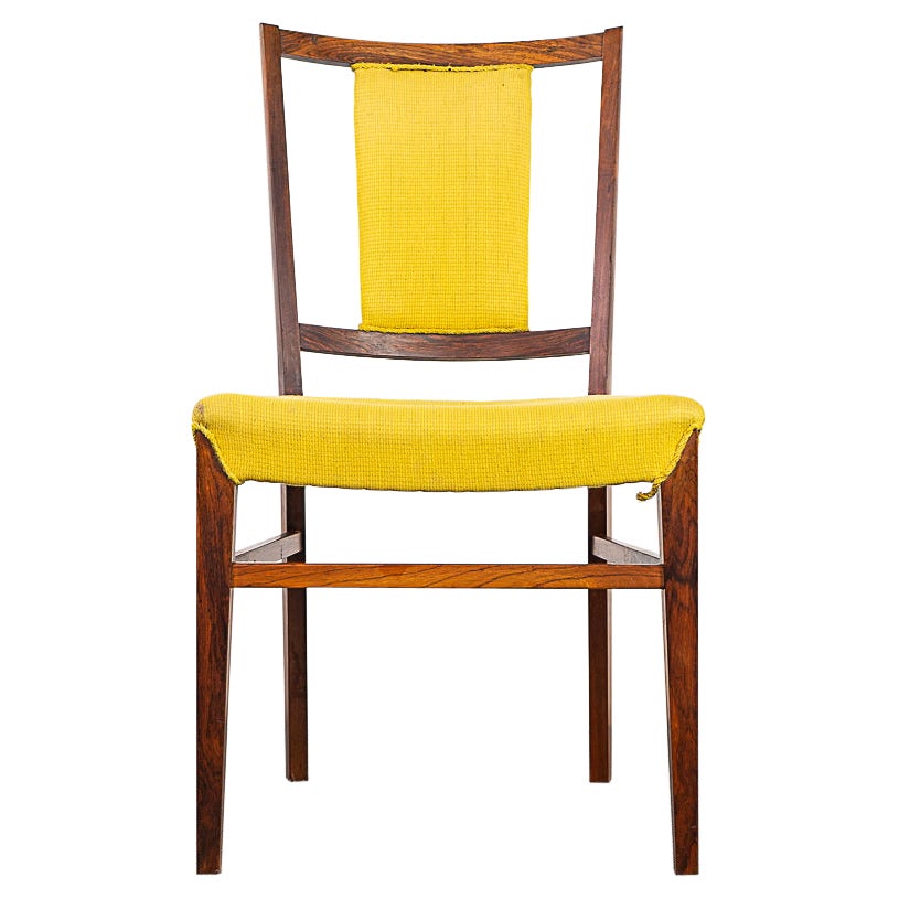 6 Rosewood Danish Modern Dining Chairs For Sale