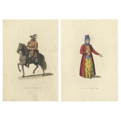 La Elegancia Kirguís Grabada: Un Estudio de la Vestimenta del Siglo XIX en Asia Central, 1814