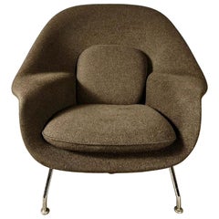 Original & echt Eero Saarinen für Knoll 'Womb' Lounge Chair Mitte des Jahrhunderts