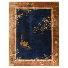 Antique 1920s Chinese Art Deco Carpet ( 9' x 11'9" - 274 x 358 )
