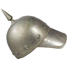 Antique Late 19th Century Spiked Odd Fellows Helmet