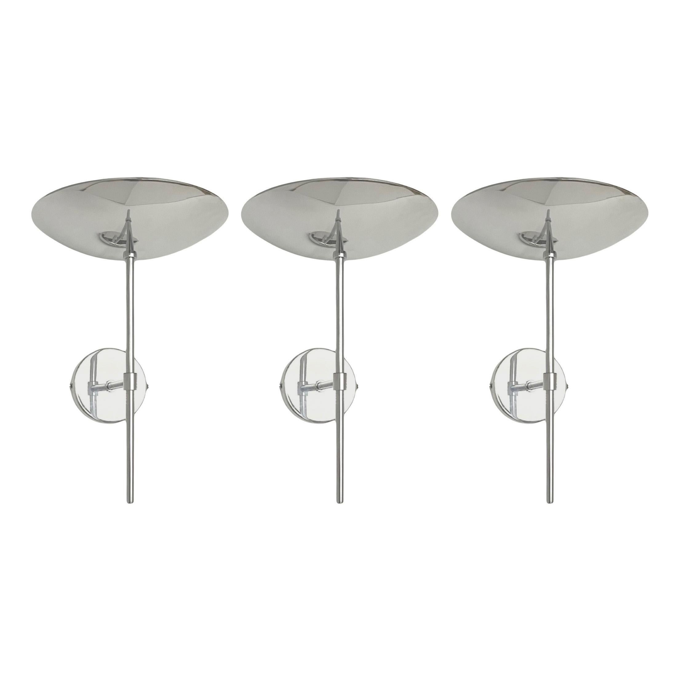 Postmodern Set of Three Wall Sconces by Leonardo Marelli for Estiluz, 1980s For Sale