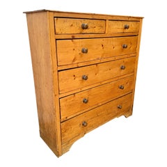 Mid 19th Century English Pine Chest of Drawers