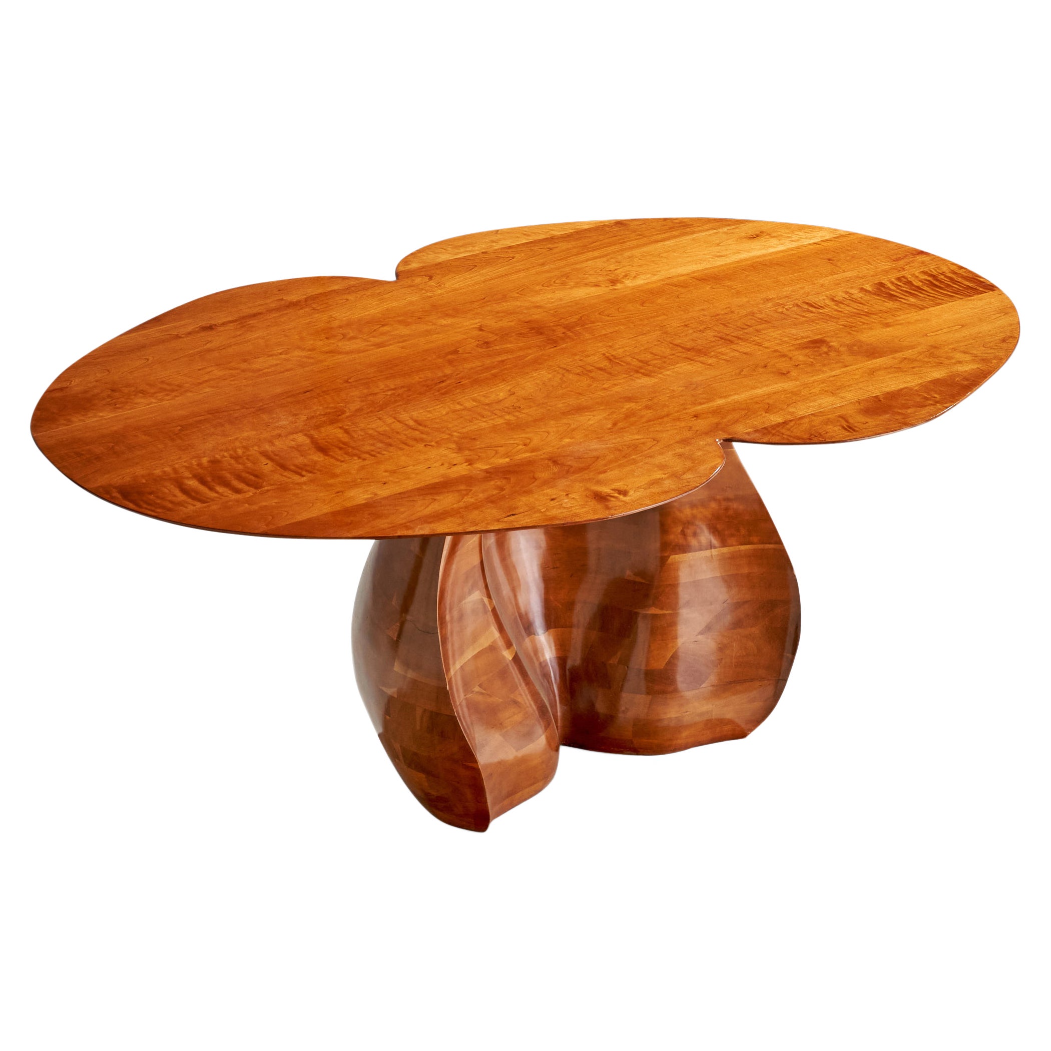 American Designer, Dining Table, Walnut, USA, 1990s For Sale