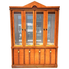 Used Hickory White China Cabinet Biedermeier Genesis Collection