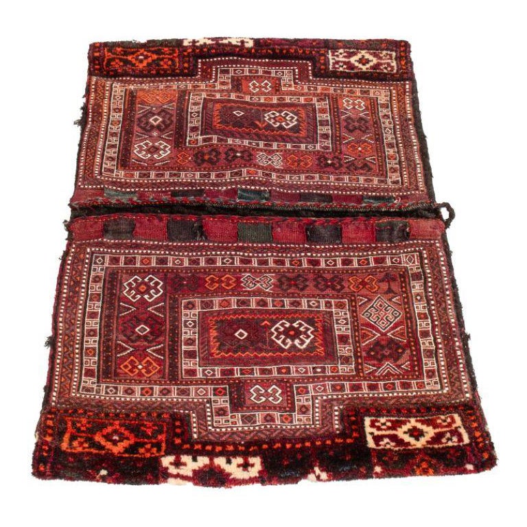 Tekke Turkmen Khorjin Satteltasche 4' x 3'