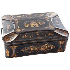 Chinoiserie Lacquered Box Chinoiserie Lacquered Box