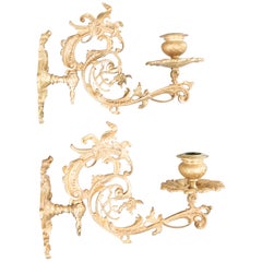 Italian Rococo Candle Sconces, A Pair