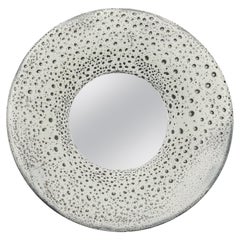 Keramik-Spiegel von Mia Jensen, signiert, einzigartiges Stück, um 2023