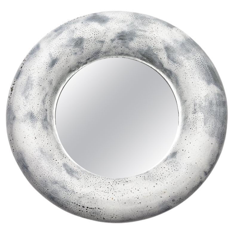 Ceramic Mirror by Mia Jensen, Signed, Unique Piece, circa 2023 For Sale