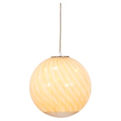 Vintage Murano Glass pendant Lamp in the style of Venini - 1960