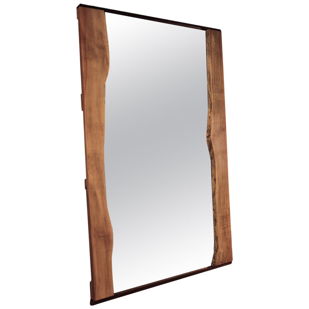 A floating mirror like you’ve never seen before! Stunning natural maple sourced from Bucks County, PA USA

Features:

- High quality & extra thick mirror

- French Cleat on the backside for sturdy floating wall mounting

- Finished with All Natural