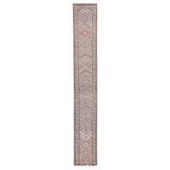 Antique Moroccan Kilim Runner with Polychromatic Patterns by Rug & Kilim