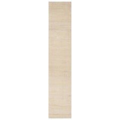 Rug & Kilim's Modern Rug with Beige/Brown, White and Gray Stripes (Tapis moderne à rayures beige/brun, blanches et grises)