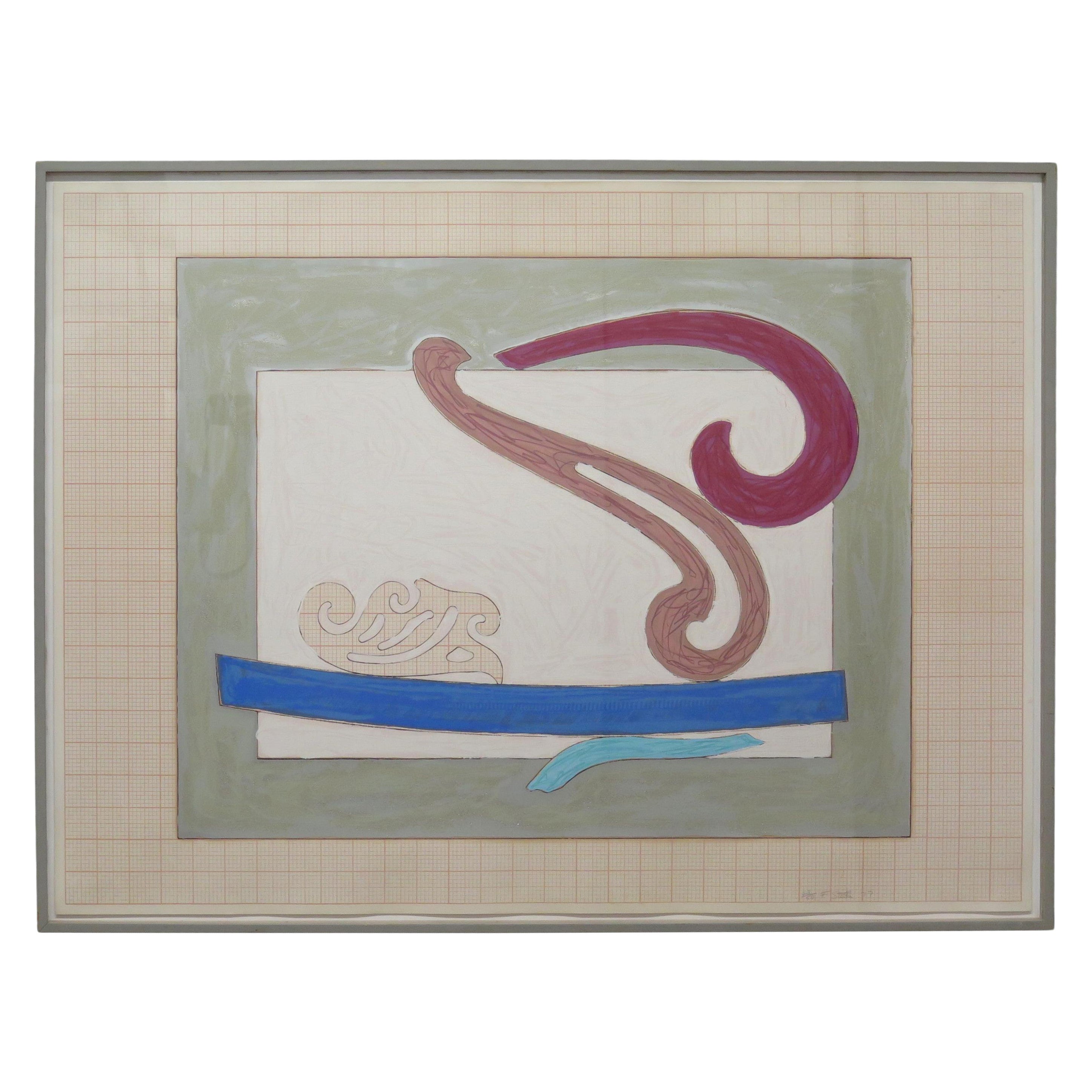 Lithographie de Frank Stella « Noguchi's Okinawa Woodpecker », 1977, 23/50 en vente