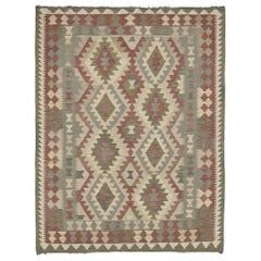 Mehraban Kilim Tribal Estilo Vintage Tejido Plano Tinte Natural