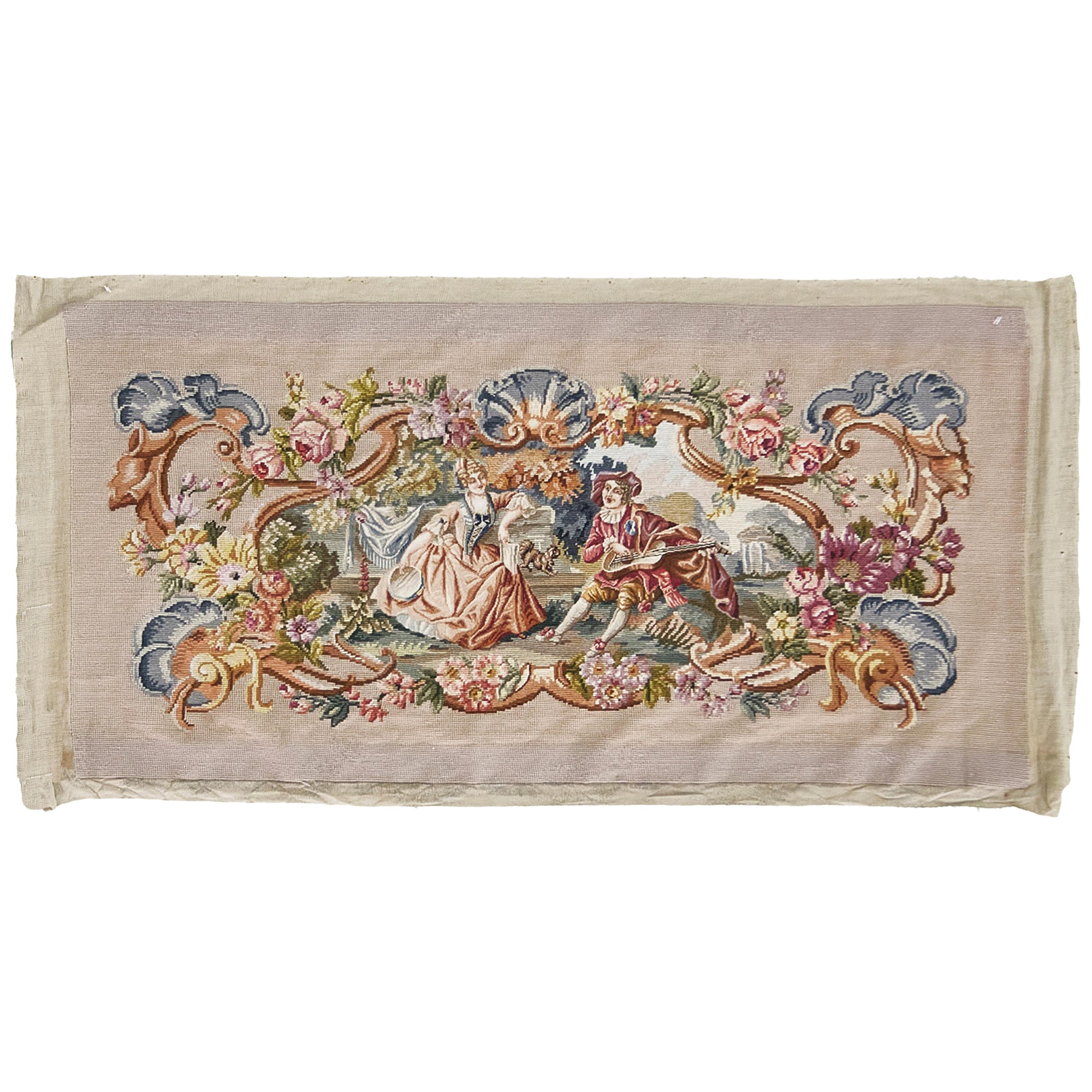Mehraban Vintage French Needle Point For Sale