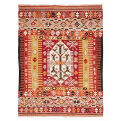 Rug & Kilim d'epoca dell'Anatolia occidentale Vecchio tappeto turco