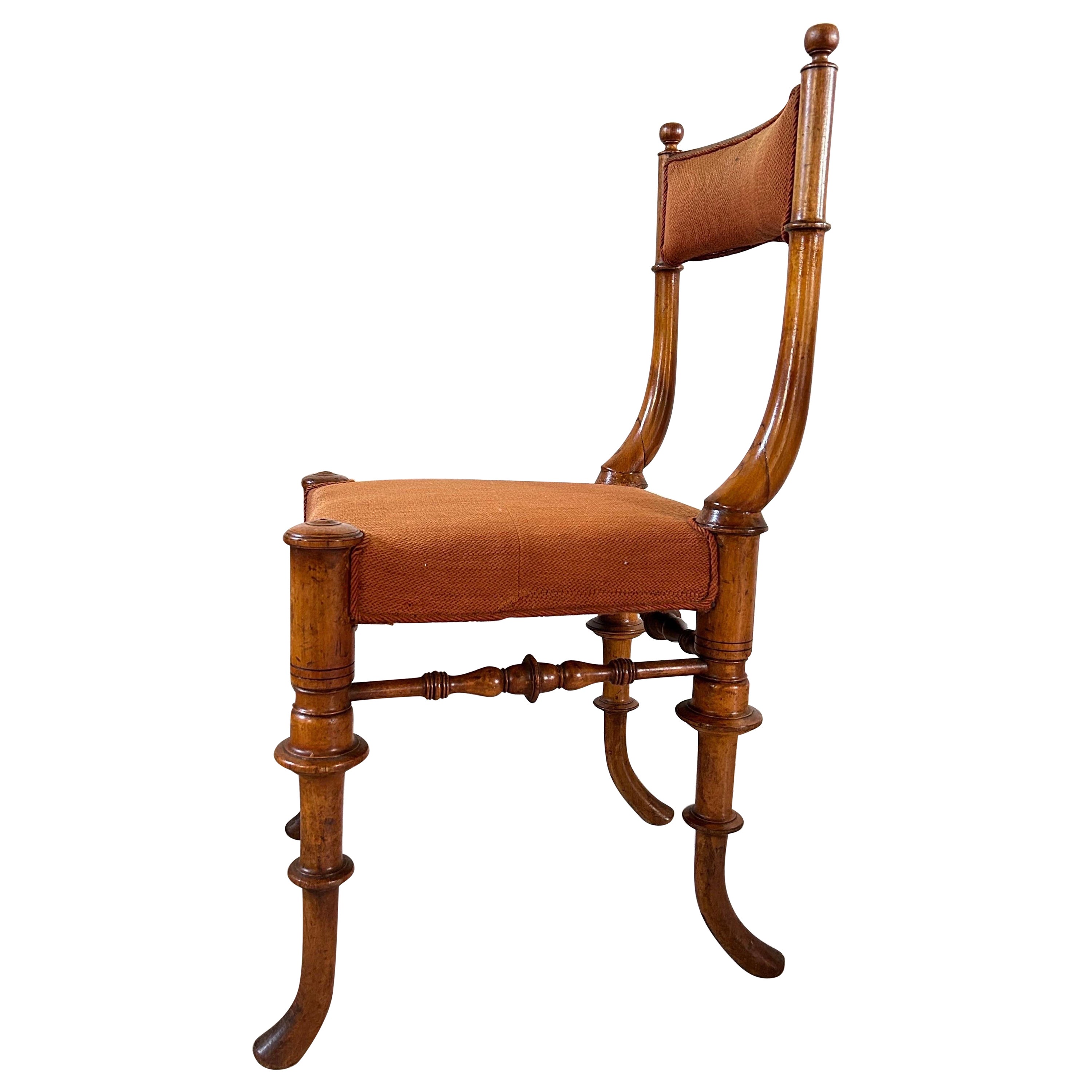 Side Chair by Danish Artist Jørgen Roed, Denmark 1840’s For Sale