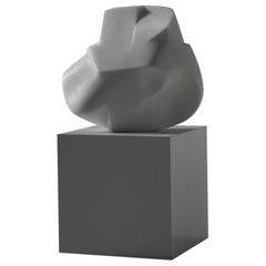 Large Abstract Carrara marble sculpture by André Eijberg, Belgium 1970s