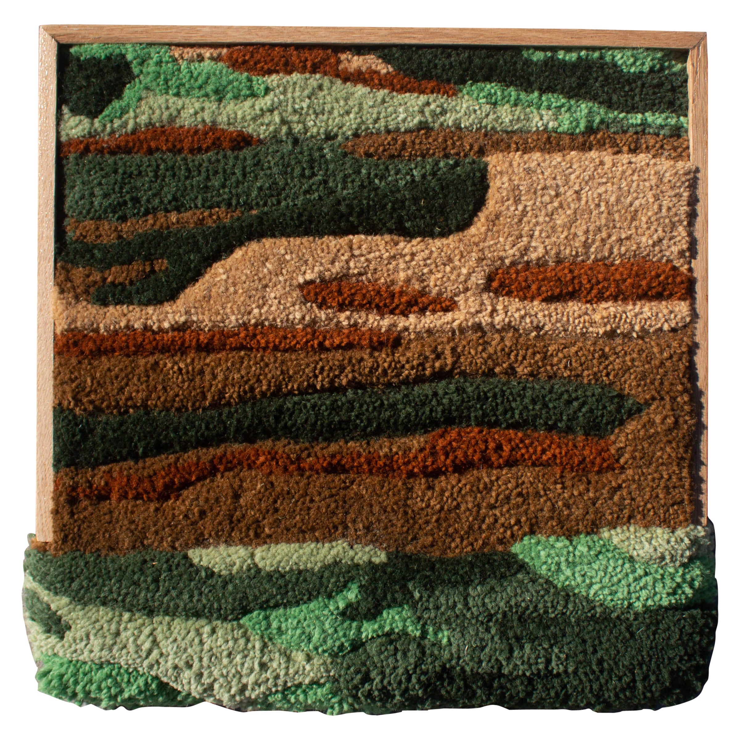 Handmade Contemporary Landscape Tapestry by Ohxoja For Sale