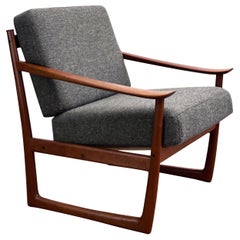 Teakholz-Sessel im Mid-Century Design von Peter Hvidt für France & Søn, Dänemark, 1950er Jahre