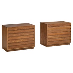 Sligh Furniture, Chests of Drawers, Oak, USA, 1950s