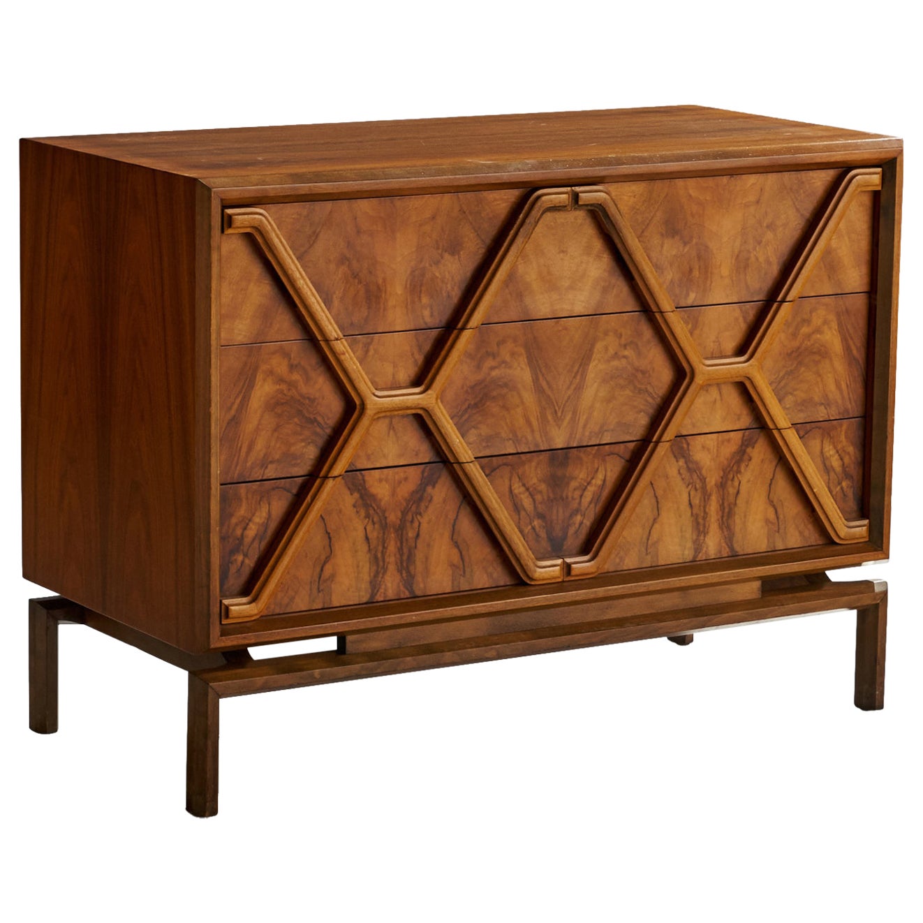 Edmond J. Spence, Chest of Drawers, Rosewood, Sweden, 1950s For Sale