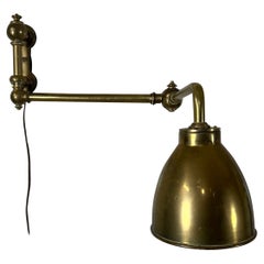Used  Articulated Brass Sconce