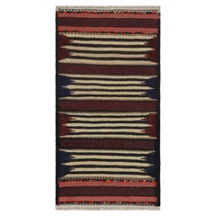 Afghanischer Vintage-Kelim-Teppich aus afghanischem Vintage mit polychromen Streifen, von Rug & Kilim