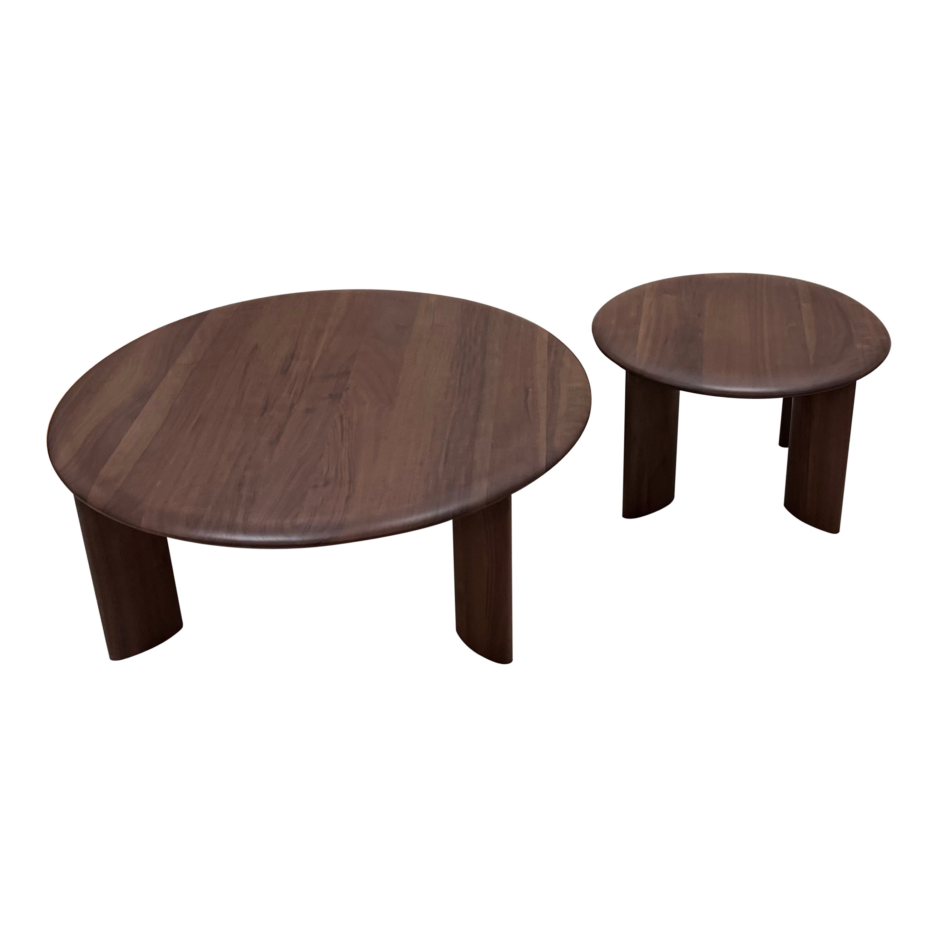 Set of Two L. Ercolani  Walnut IO Coffee Tables by Lars Beller Fjetland in STOCK
